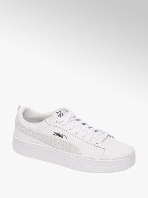 Witte Puma Smash platform sneaker - vanHaren Witte Puma Smash platform sneaker - vanHaren